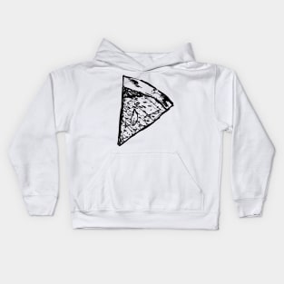 Sketch ink pizza slice Kids Hoodie